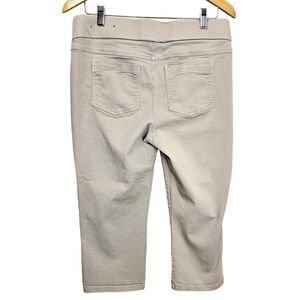 Kim Rogers Khaki Capri Pull-On Pants Size 8